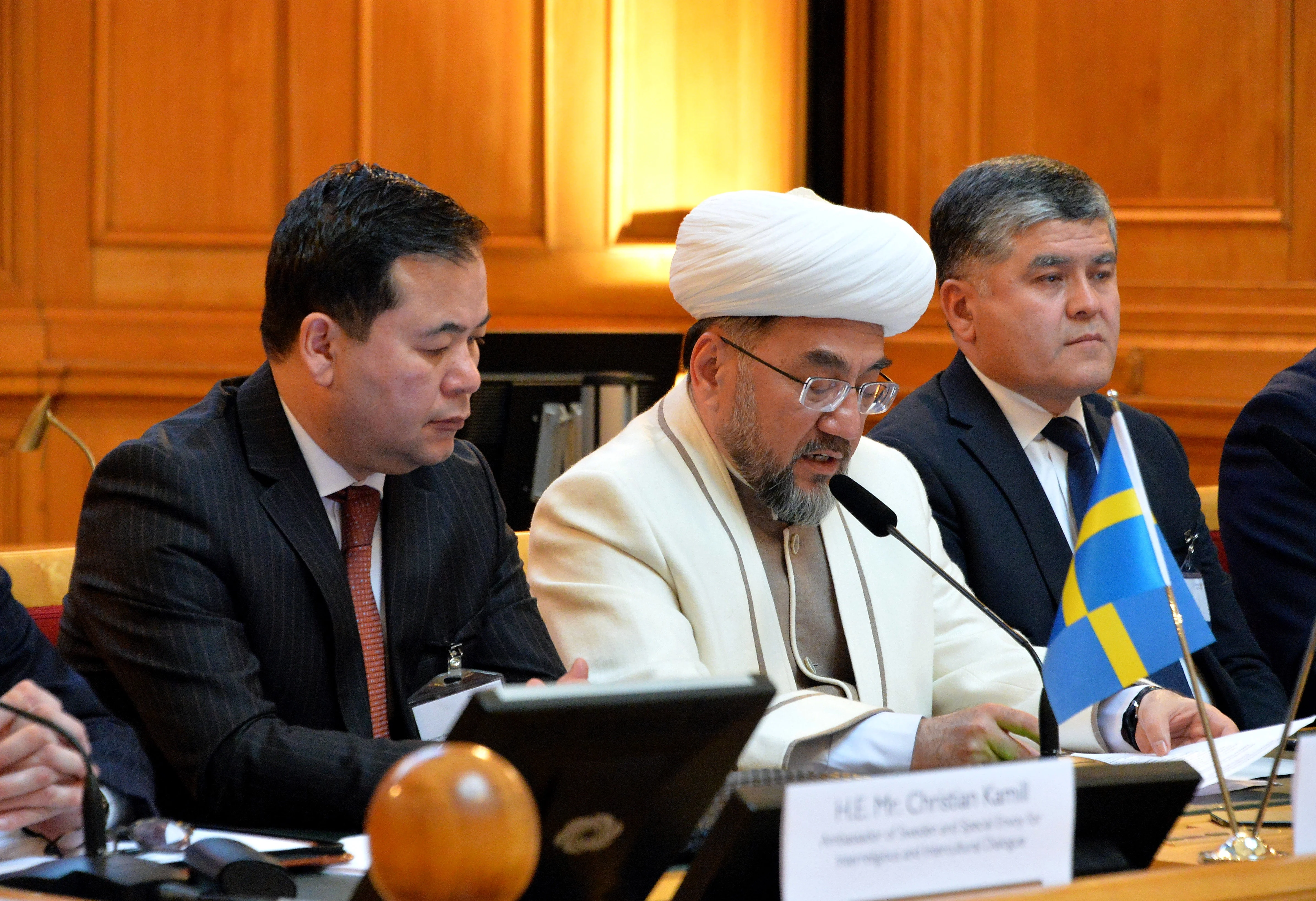 Делегация Узбекистана в парламенте Швеции