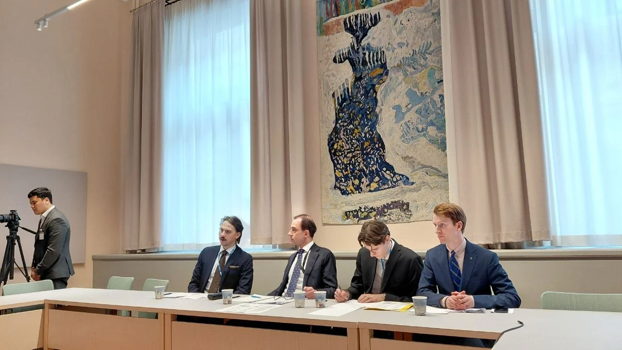 ARKADY ISAKHAROV VISITS STOCKHOLM JEWISH COMMUNITY