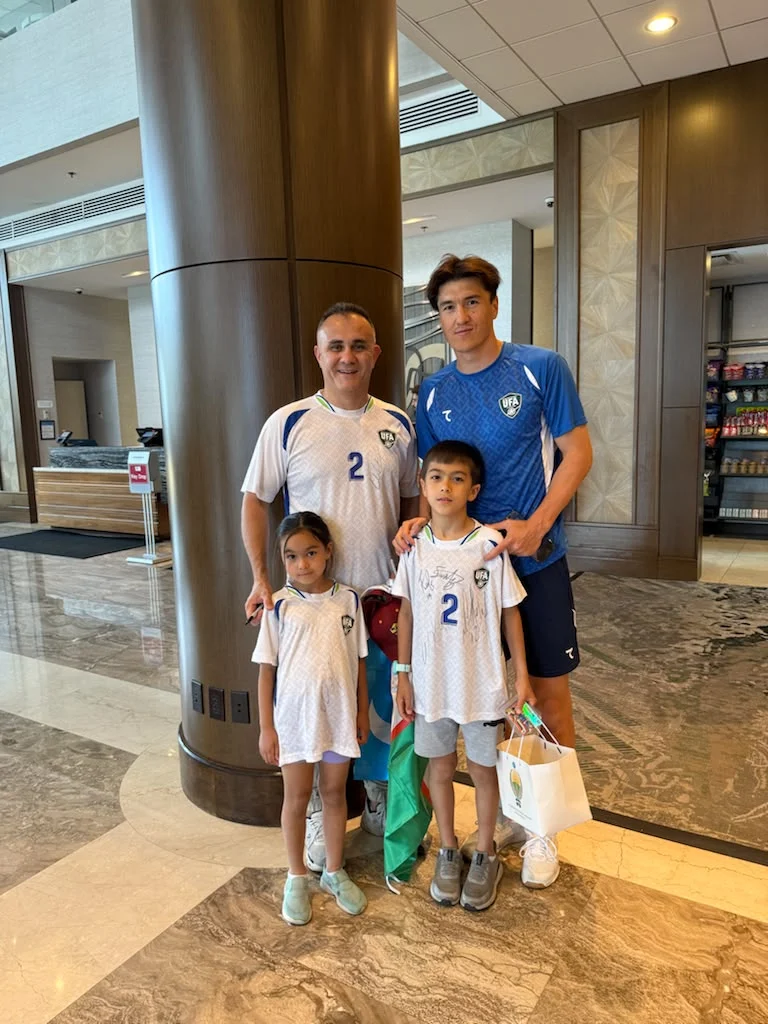 Uzbekistan's World Cup Star Spotted in NJ
