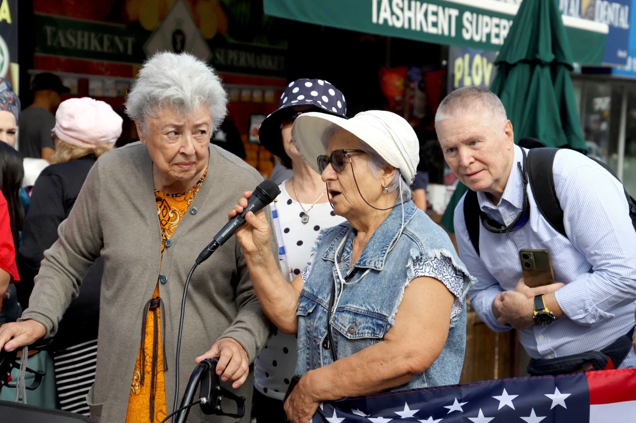 PRESS CONFERENCE IN FOREST HILLS