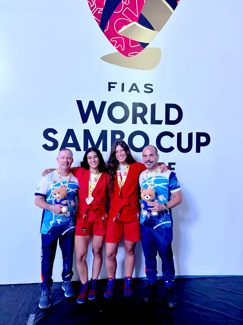 THE MAN BEHIND ISRAEL’S MEDAL-WINNING SAMBO SISTERS