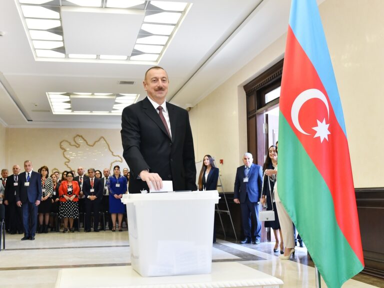 Azerbaijan Reelects Aliyev in Landslide Victory