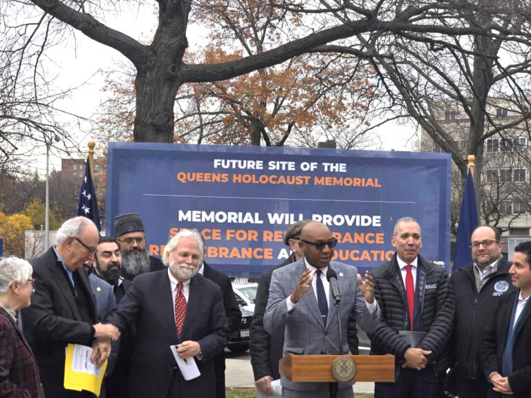 Mayor Adams unveils Queens Holocaust Memorial plans
