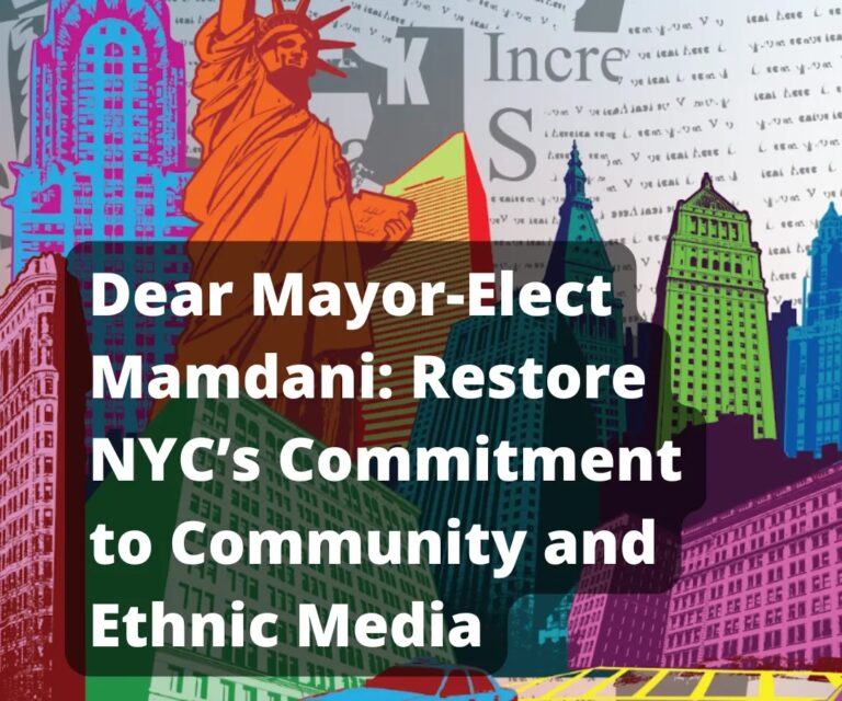 Open Letter to Mayor-Elect Zohran Mamdani from NYC’s Ethnic Media