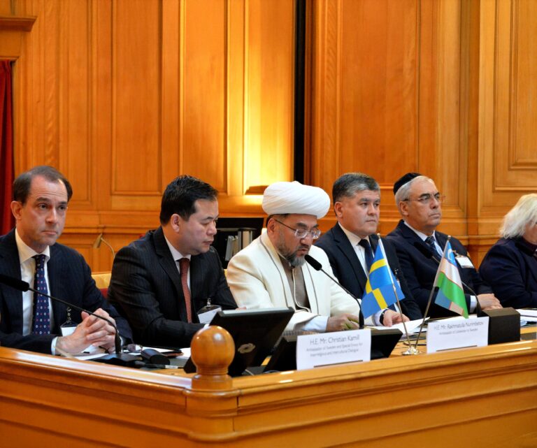 Делегация Узбекистана в парламенте Швеции