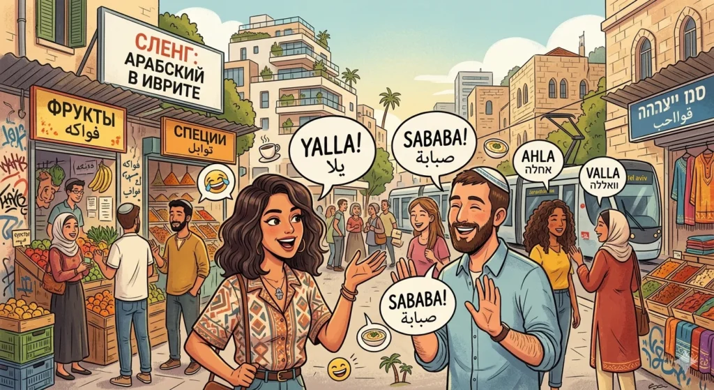 Арабский сленг в иврите Арабский сленг в иврите